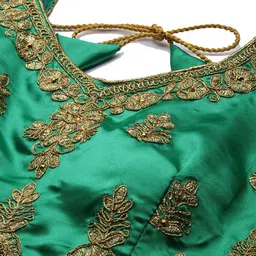 Maroosh Embellished Sequinned Unstitched Lehenga & Blouse With Dupatta image 2