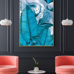 THE NEXT DECOR Oceanic Dreamscape Glass Finish Vertical Wall Art-image-81