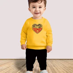 MITANSH Kids Typographic Printed Round Neck T-shirt With Shorts-picture-11