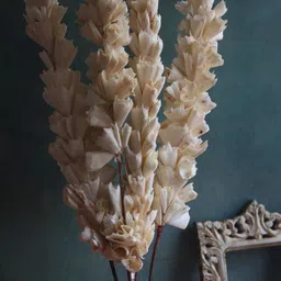 WEAVING HOMES White Lily Artificial Flower - Bunch image 3