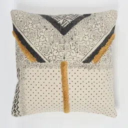 Art Avenue White & Grey Embroidered Square Cushion Covers-image-56