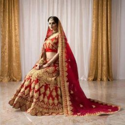 Embroidered Semi Stitched Lehenga Choli-image-88