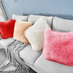 Microfibre Solid Cushion Pack of 4-picture-5