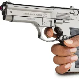 Premium Gun Trigger Reffilable Gas Lighter With Barrell pull Back System Windproof Red Jet Flame Pocket Lighter-10