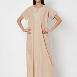 ETC Embroidered Maxi Nightdress-image-25