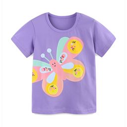 LULU & SKY Girls Typography Printed T-shirt-picture-46