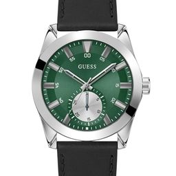 GUESS Men Dial & Leather Straps Analogue Watch GW0793G1-13