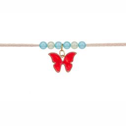 Kizzi Red Butterfly Rakhi-image-3