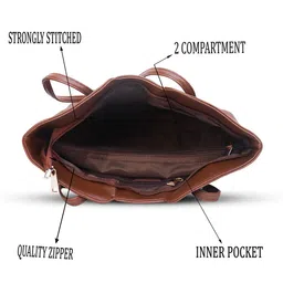 Mast & Harbour Structured Shoulder Bag with Fringed image 4