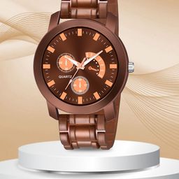 Gopal Shopcart Unisex Textured Round Foldover Regular Analogue Watch-801-image-73