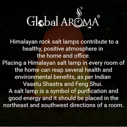 GLOBAL AROMA Brown Wood Contemporary Square Table Lamp with Bulb image 4