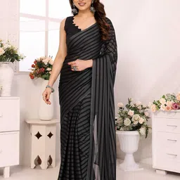 Panzora Striped Ready to Wear Saree-image-28