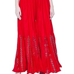 MIXFIT Women Floral Printed Flared High-Rise Trouser-picture-35