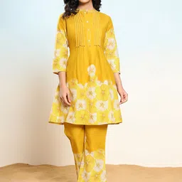 AUTUMN LANE Printed Pure Cotton Top With Trouser Co-Ords-image-13