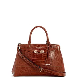 GUESS Women Textured Structured Handheld Bag-6