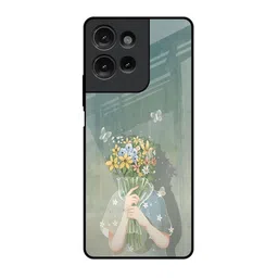 QRIOH Floral Printed Motorola G75 5G Back Case Mobile Accessories-picture-15