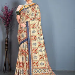 Anouk Rustic Ethnic Motifs Saree-picture-8