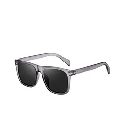 Peter Jones Eyewear Unisex Square Sunglasses with UV Protected Lens 58032GT-Grey-37