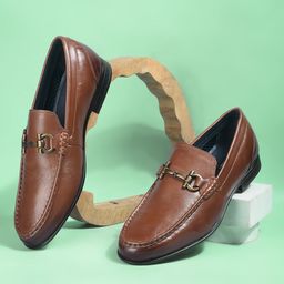 Bata Men Leather Formal Loafers-image-56