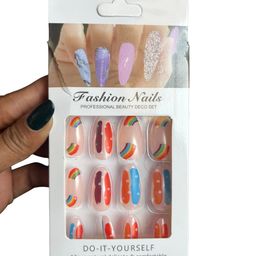 CHRONEX Set Of 12 Reusable Press On Nail Extensions image 5