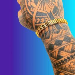 Dynamic Retail Global Men Gold Link Bracelet-image-58