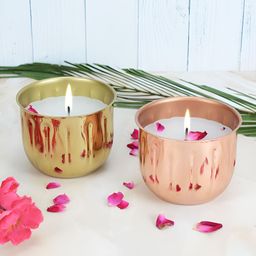 Maison Modern Gold-Toned & Copper-Toned 2 pieces Jar Candle-image-73
