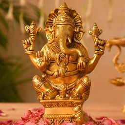 JAYPORE Gold-Toned Religious Idol Showpiece-image-3