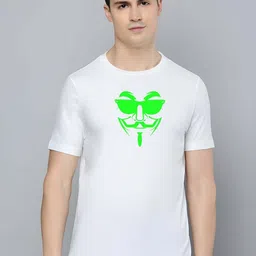 KAIDO Men Graphic Printed Round Neck Cotton T-shirt-picture-46