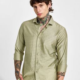 Snitch Men Smart Slim Fit Opaque Casual Shirt-image-91