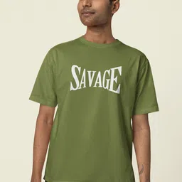 MASTI TEES Printed Round Neck Pure Cotton T-Shirt-picture-5