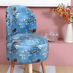 Shadowkart Blue & Brown Printed Cylindrical Shaped Ottomans-image-65