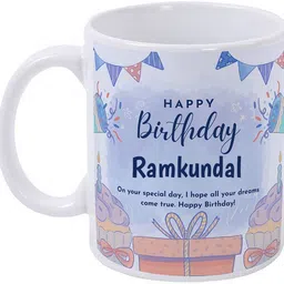 giftuation Happy Birthday Ramkundal / Gift for Birthday Ceramic Coffee Mug-picture-17