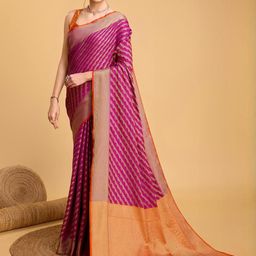 MARUTI ART Woven Design Pure Silk Patola Saree-image-85