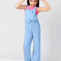 Naughty Ninos Girls Pure Cotton Dungaree With T-Shirt-picture-12