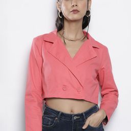 SASSAFRAS Women Crop Tailored Jacket-image-115