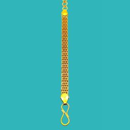 Dynamic Retail Global Men Gold-Plated Wraparound Bracelet-image-31