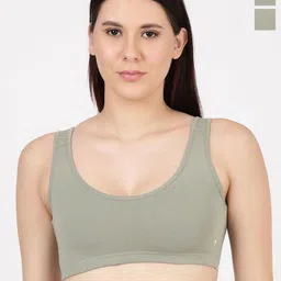 BLOSSOM Women Pack of 2 Full Coverage Non-Wired & Non Padded Bra-image-42