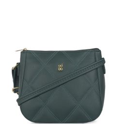 Baggit Geometric PU Structured Sling Bag with Quilted-45