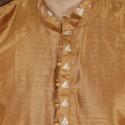 Moda Rapido Men Regular Thread Work Kurta with Pyjamas image 2