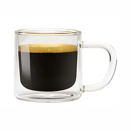 Baskety Transparent Solid Glass Glossy Mugs Set of Cups and Mugs-40