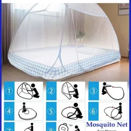 bhola enterprises HDPE - High Density Poly Ethylene Infants Washable Mosquito net Mosquito Net image 4