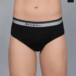 Mast & Harbour Men Pack Of 2 Basic Briefs MnH_002_BRF_BLKGB_BLKGW_2PC-picture-41