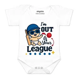 Arvesa Kids-Unisex White Cotton Rompers-picture-25