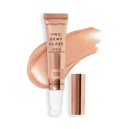 Makeup Revolution London Pro Dewy Glaze Serum Highlighter With Vitamin E 12ml - Peach Glow-48