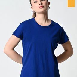 BAESD Women Pack Of 2 Solid Round Neck Cotton T-shirts-picture-8