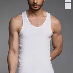 CAVENDERS Pack Of 3 Scoop Neck Pure Cotton Basic Vests - C15=-SWIFT---3---85-image-47