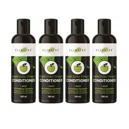 ELIBLISS Set Of 4 Apple Cider Conditioner With Jojoba -100ml Each image 1