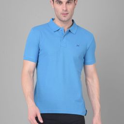 Force NXT Men Solid Polo Collar Cotton T-Shirt-image-91