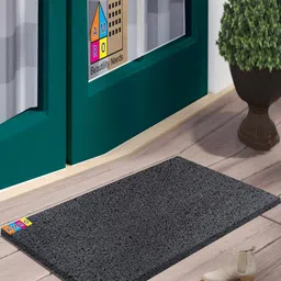 AMRO BEAUTILITY NEEDS Grey Textured Anti-Skid Door Mats-27