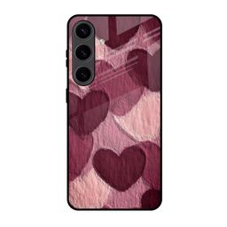 QRIOH Quirky Purple & Pink Printed Silicone Samsung Galaxy S24 5G Back Case-image-7